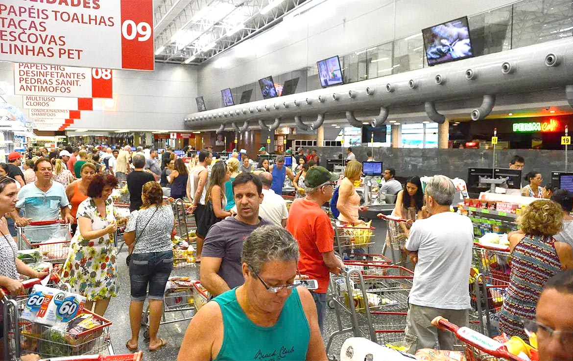 Comércio registra queda de 0,2% nas vendas em maio, marcando o segundo recuo consecutivo