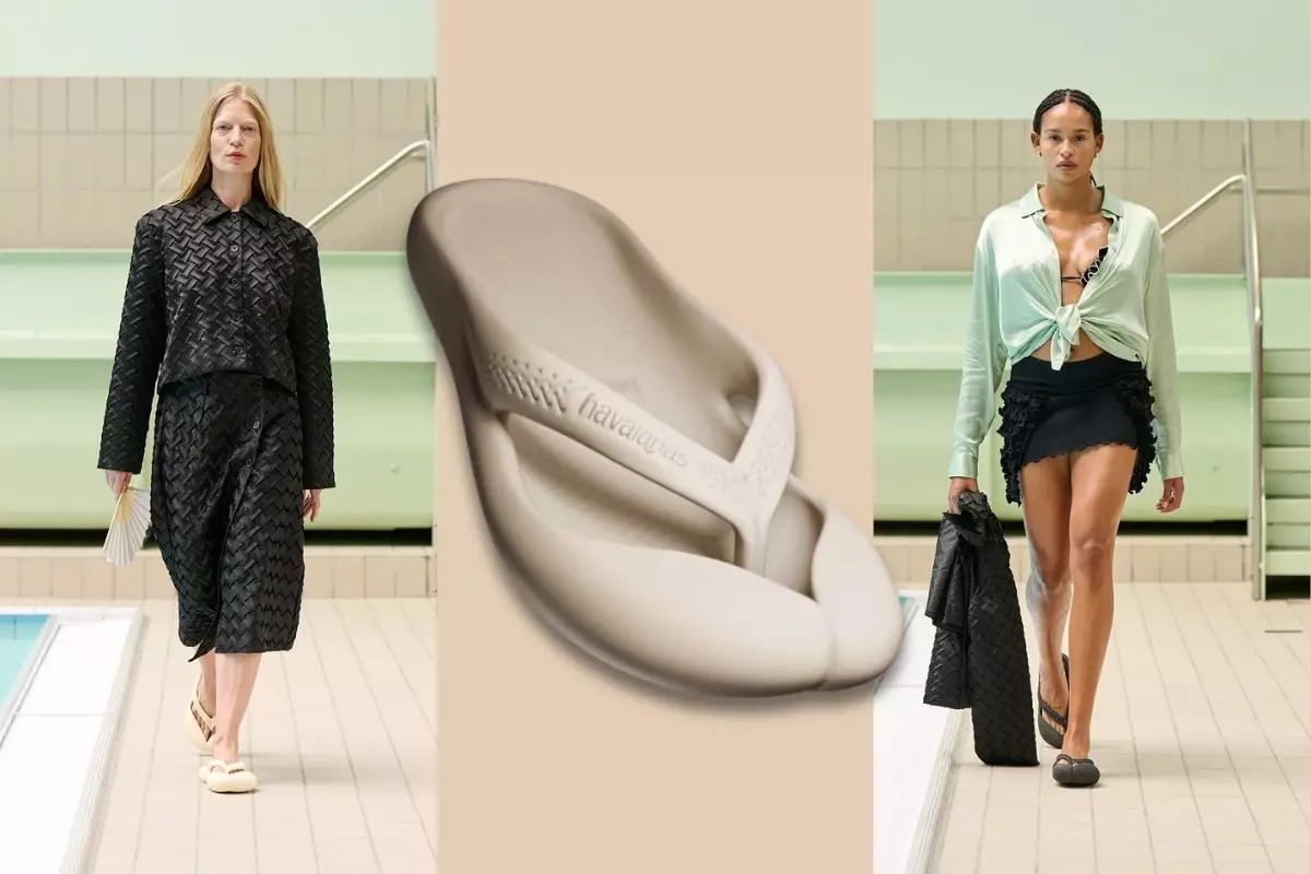 Havaianas inova com chinelos impressos em 3D na passarela de Copenhague