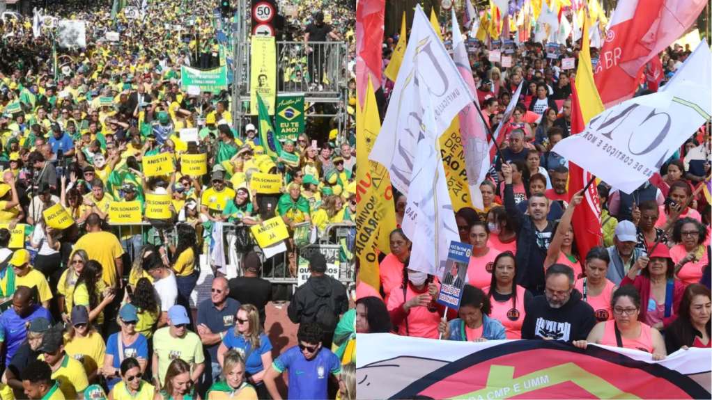 Polarização política marca manifestações do 7 de setembro