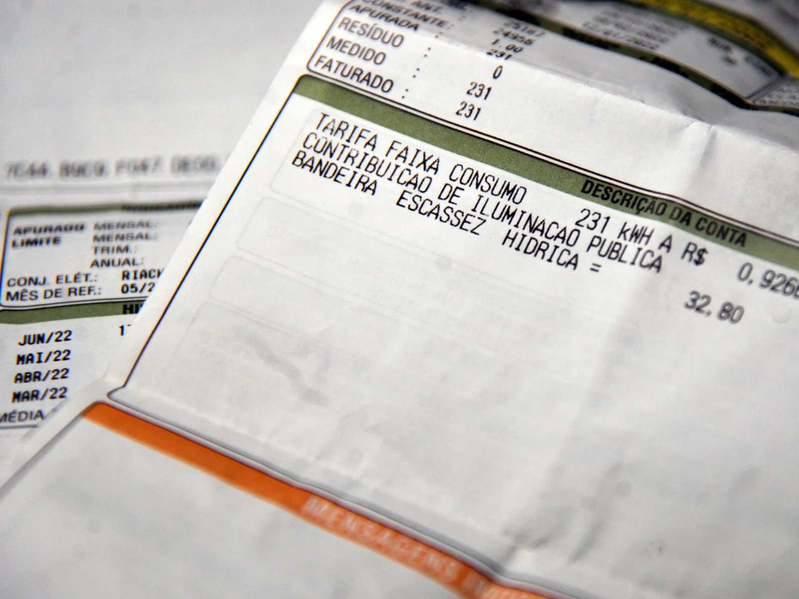 Bandeira vermelha patamar 1 continua em vigor na conta de energia em novembro