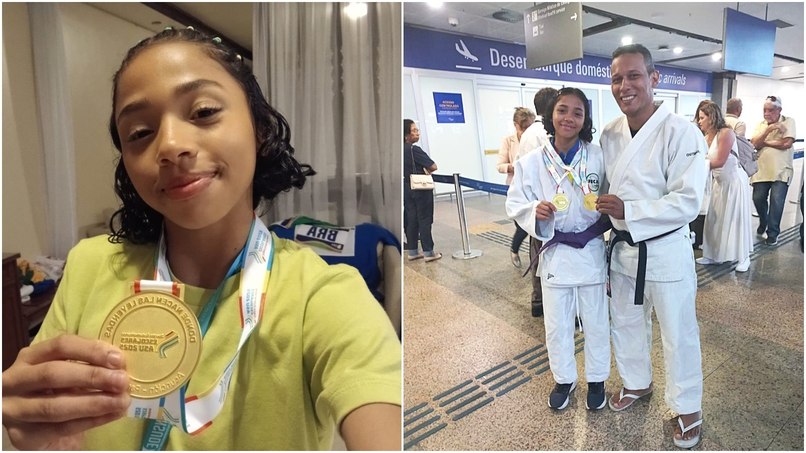 Jovem judoca cearense de 14 anos conquista medalha de ouro em torneio internacional