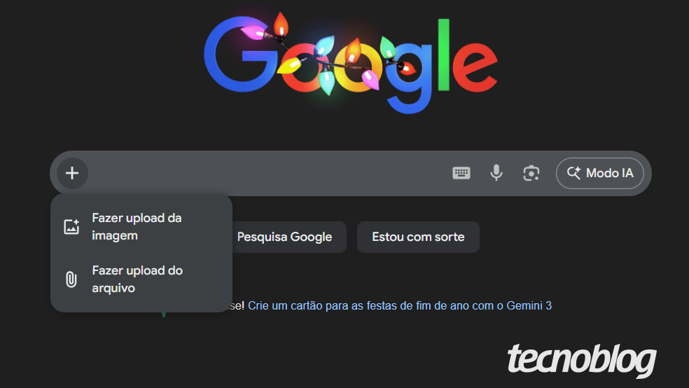 Google atualiza página inicial da Busca com novos recursos de inteligência artificial para desktop