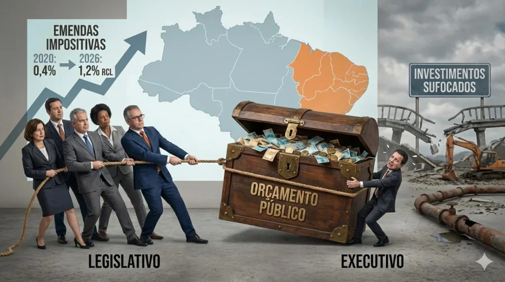 Emendas aumentam a pressão sobre os orçamentos dos estados nordestinos
