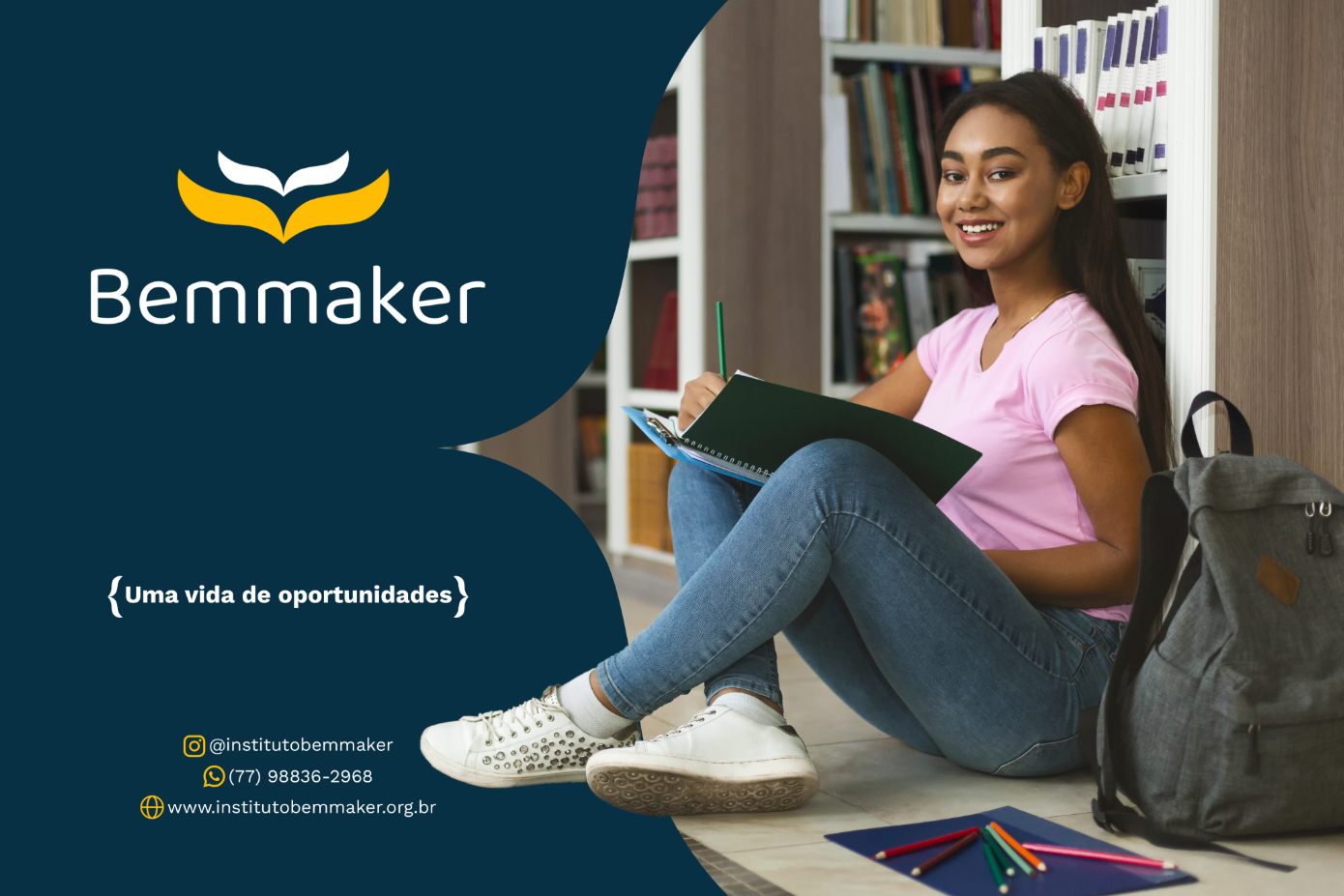 Instituto Bemmaker muda a vida de jovens com educação e tecnologia