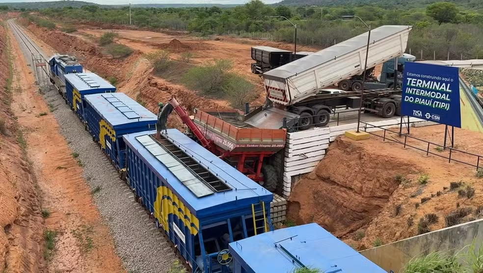 Transnordestina recebe 33,5 mil toneladas de trilhos para avanço da obra