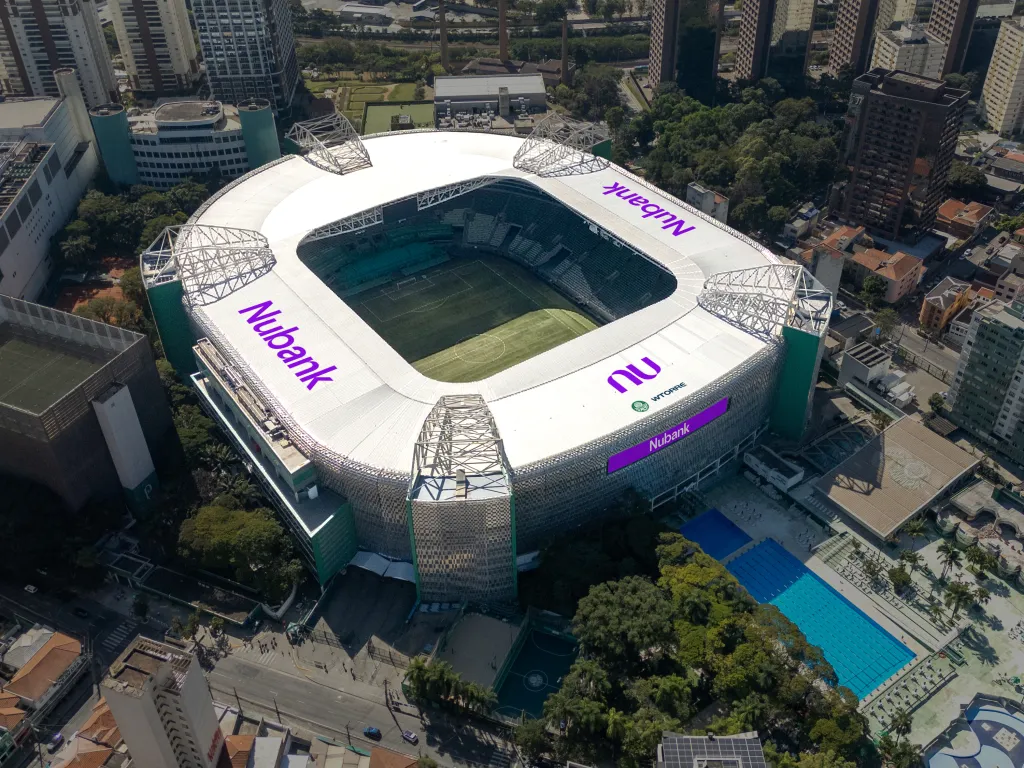 Parque Nubank se torna o novo patrocinador do estádio do Palmeiras