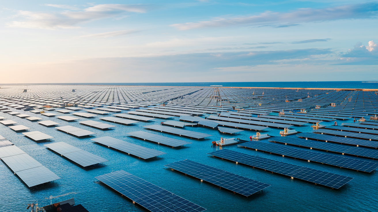 Estudo internacional revela que energia solar no mar pode aumentar a geração de eletricidade em até 12%
